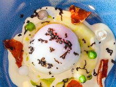 低温红心温泉蛋配伊比利亚火腿-大八江景意大利西餐厅LargeEight Italy Restaurant(1862时尚艺术中心店)