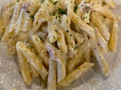 奶油芝士咸肉烩管面-PIZZA BIANCA(民园店)