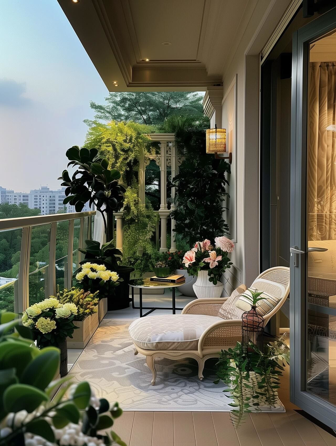 高层阳台小花园,治好了我的精神内耗!