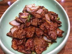 京葱爆猪肝-虎哥私房菜(馒头山店)