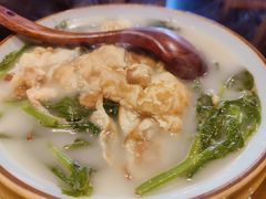 空运豌豆尖汤-重庆石磨豆花庄(乔庄店)