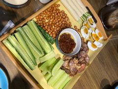 豆皮卷大葱-向民炒鸡老店(金泰华府店)