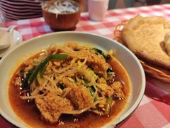 菠菜豆芽拌面筋-西域阿里马新疆菜·清真(桂花路店)