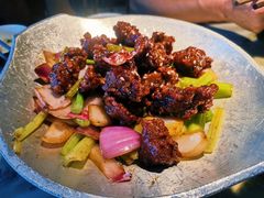 蒜香蜜汁排骨-绿茶餐厅(成都大悦城店)