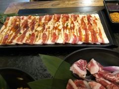 调味五花肉-九田家黑牛烤肉料理(中北镇店)