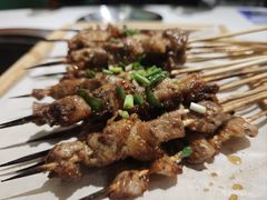 -山野的朋友露营炭火烤肉