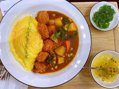 炸鸡块咖喱蛋包饭-池奈·日式咖喱蛋包饭(老城根Gpark店)