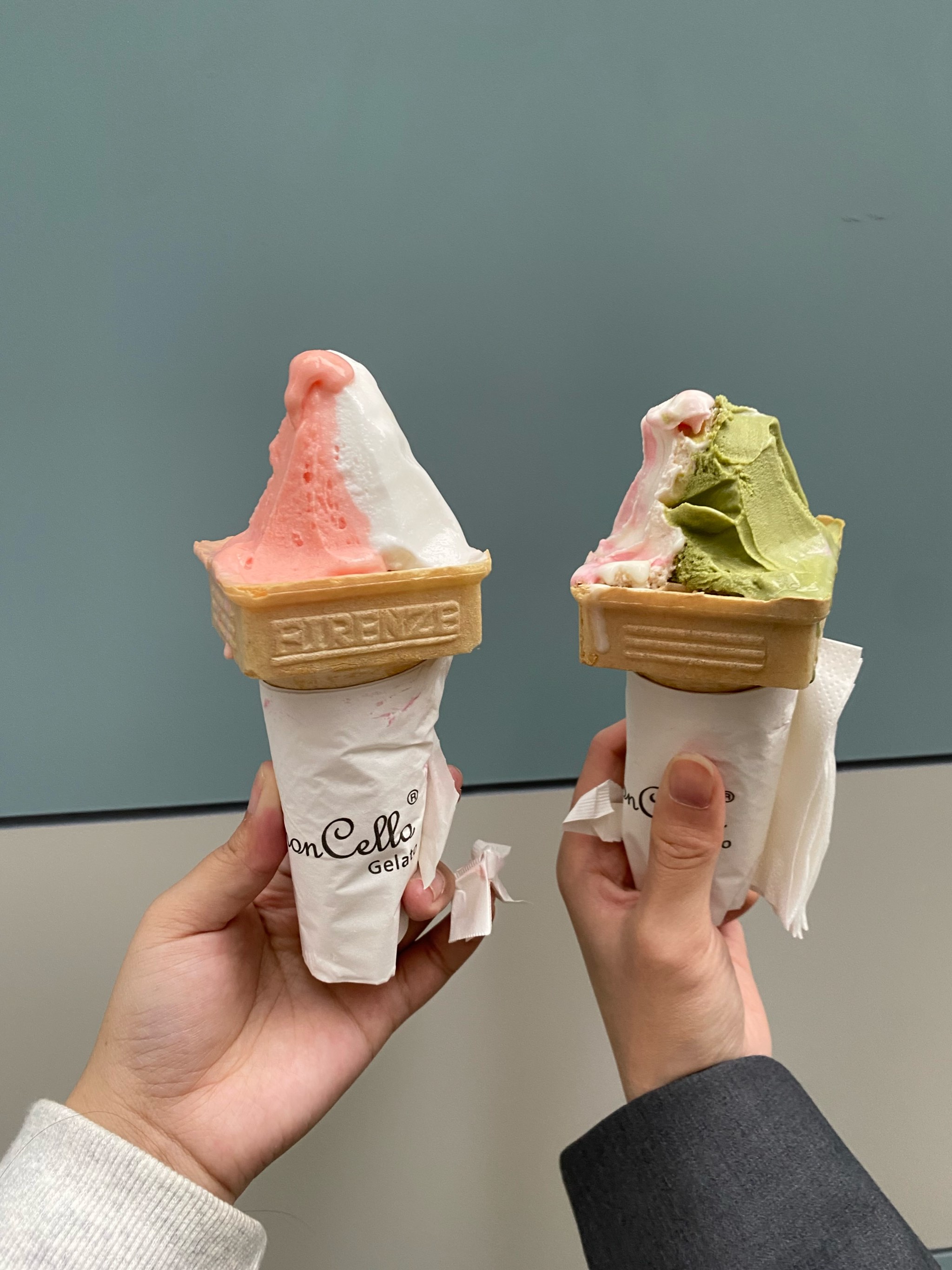 eat ice cream�