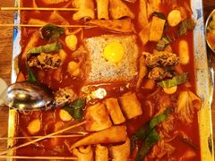 鱼饼火山炒年糕-包装马车·韩国料理·포장마차