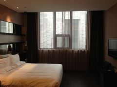 感应式落地窗帘-扬州东关街文昌阁桔子水晶酒店