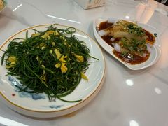 沙葱炒蛋-老字号大盘鸡·丸子汤·抓饭
