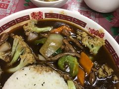 黑椒牛柳盖浇饭-十八家面馆(欧洲城店)