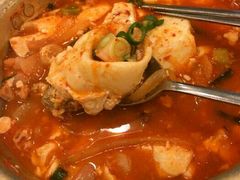 海鲜豆腐锅-金北顺大锅家(신사본점)