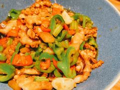 双椒炒鱿鱼-原製原味(普陀山磐龙店)