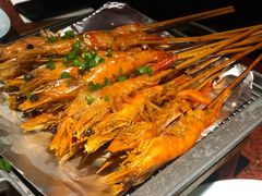 铁板火焰虾-绿茶餐厅(蓝色港湾店)