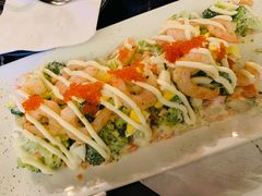 虾仁鸡蛋西兰花沙拉-Let's Taipei 非常烘焙(太古里店)
