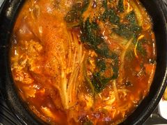 辣牛肉汤-青松馆韩国料理(香港中路佳世客店)