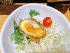 酥炸猪肉裹温泉蛋-胜博殿日式炸猪排(西红门店)