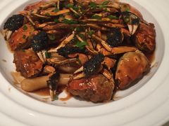 毛蟹炒年糕-富淳饭店(陆家嘴保利广场店)