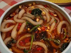 羊媳妇肉炒粉不溜-平凡的世界主题餐厅横山双城铁锅羊肉(凤城四路店)