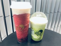 牛油果酸奶波波冰-喜茶(深圳东门1234店)