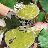 西安的！西安的！熊猫🐼咸奶盖绿豆冰好可爱！
