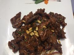 松仁爆炒黄牛肉-陆壹捌餐厅(五大道店)