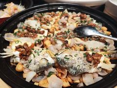 干树籽豆酱焗黄鱼-晓长安·新陕菜(曲江店)