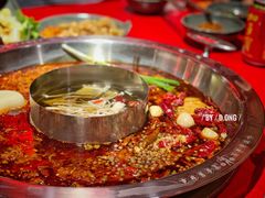 谭血鸭红锅底-谭鸭血老火锅(漳州路店)