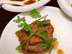香菜拌牛肉-富力万达嘉华酒店-品珍中餐厅(水果湖店)