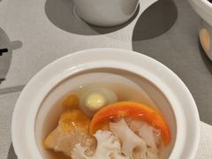 鸡汤鲜菇炖明月-狮王府淮扬菜(夫子庙老门东店)
