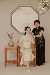 -时光纪亲子全家福照相馆(静安店母女写真父母纪念照)
