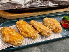 蛋黄鸡翅小份-新白鹿餐厅(松江开元地中海店)