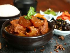 招牌牛腩饭，半筋半腩饭，椰香咖喱牛腩饭-牛腩之旅·牛腩牛杂煲(光启城美食城店)