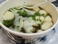 鱼丸小白菜馄饨-手劲鱼丸馄饨铺(哈一百店)