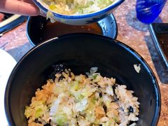 京葱拌饭配紫菜-炼火烤肉店