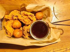 奶酪炸鸡肉-包装马车·韩国料理·포장마차