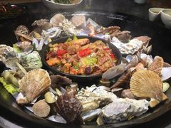 海鲜锅套餐-船梆煮•蒸汽海鲜·炉火烤肉(五四广场店)