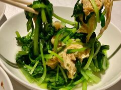 鸡毛菜炒腐衣-玫瑰厅上海菜(兴国路店)