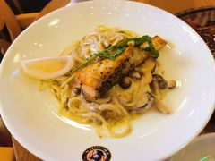 鲜野菌三文鱼意大利面-MR.ROCKY洛奇先生RESTAURANT&BAR(宝安壹方城店)