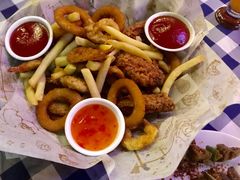 啤酒花园炸品小吃拼盘-巴伐利亚啤酒坊(意式风情街店)