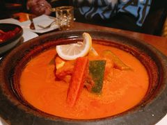 比目鱼塔吉锅-Tajine Moroccan塔金摩洛哥中东餐厅