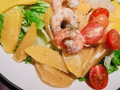 鲜橙老虎虾沙拉-Lets burger非常汉堡·环球风味(蓝色港湾店)