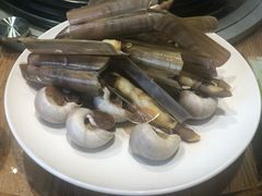 蒸蛏子王和花螺-77号渔船·蒸海鲜青岛菜(积米崖店)