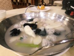 镬子淮山竹笙浸双丸-中山国际酒店中餐厅