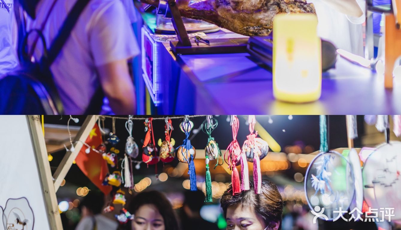 国庆节来看看苏州金鸡湖的月光集市吧