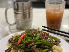 指天椒牛肉饭-好好滋味茶餐厅