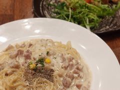 生奶油培根意大利面-玛格萝妮比萨屋(四平店)