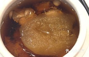 Watercress and Preserved Pork Kidney Soup