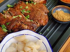 现烤盐池滩羊-漫渡庄绿岛花园•隐世庭园菜(滨湖店)